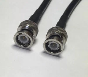 BNC Male to BNC Male RG8X Low Loss Coaxial Cable Pick Your Length Lot USA Ship - Picture 1 of 3