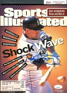 JSA Bret Boone Autographed Signed 7/16/2001 Sports Illustrated Magazine TRB 717* - Picture 1 of 1