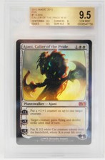 FOIL Ajani, Caller of the Pride MTG Magic 2013 M13 BGS 9.5 GEM MINT 9.5|9|9.5|10