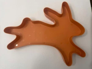 11"x14" Bunny Figural Serve Plastic Platter Room Essentials™ Target NEW - Picture 1 of 2