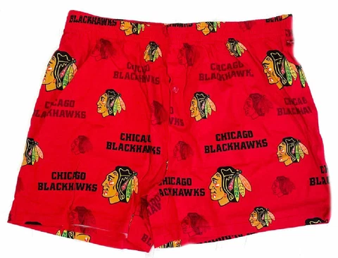 Chicago Blackhawks Men's Red Insider Boxer Shorts Cover