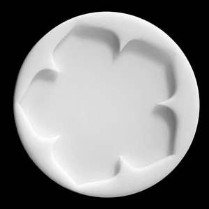 SINGLE Hibiscus Coaster Silicone Mold AU - Picture 1 of 3