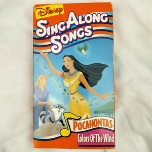 Pocahontas Disney Sing Along VHS Cassette Tape Singalong - Picture 1 of 5