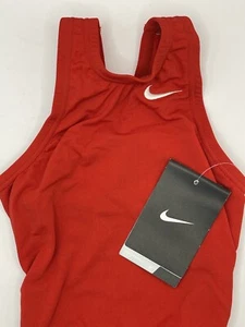 Nike Competitive Youth Swimsuit Nylon Solids Fast Back NESS5021 Size 20/5 NWT - Picture 1 of 7
