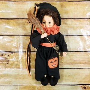 Vintage Brinn's Calendar Clown Narr Oktober Halloween Hexe LTD Puppe 1989 - Bild 1 von 4