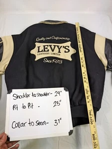 Levy Herren Bomber Varsity Jacke - Bild 1 von 11