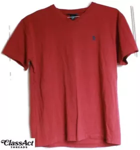 Polo Ralph Lauren uomo t-shirt rossa manica corta girocollo pony taglia S - Foto 1 di 4