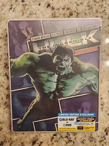 Marvel's The Incredible Hulk STEELBOOK REEL HEROES (Blu-ray/DVD/Digital, USA) - Foto 1 di 5