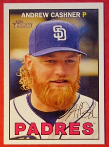 2016 Topps Heritage Andrew Cashner #103 (Padres) NM+ - Picture 1 of 1
