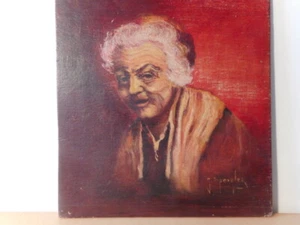 Gemälde Gemälde Portrait alte Frau signiert Spengler - Bild 1 von 7