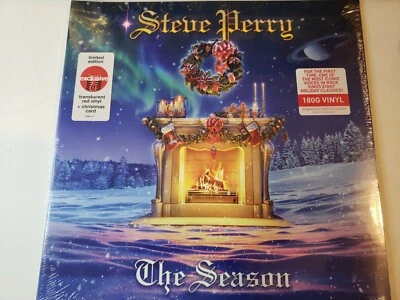 Steve Perry The Season Target Red Vinyl LP w Christmas Card New Sealed  Foto 1 de 2