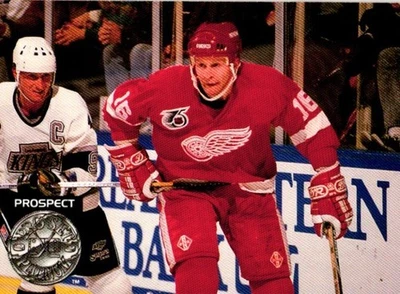 Vladimir Konstantinov Detroit Red Wings 1992 Platinum Prospect Pro Set #254 - Image 1 of 2