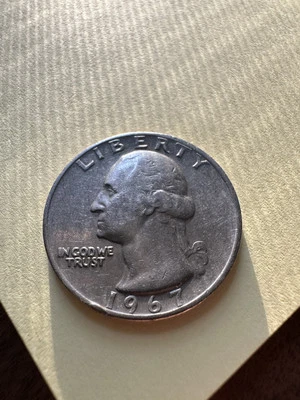 1967 Quarter  25 Cent US no mint mark Value Collection $15,500 - Image 1 of 4