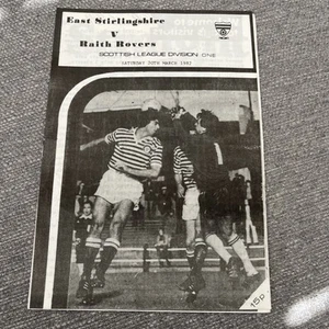 (J) Scottish League East Stirling v Raith Rovers 20.3.1982 - Picture 1 of 1