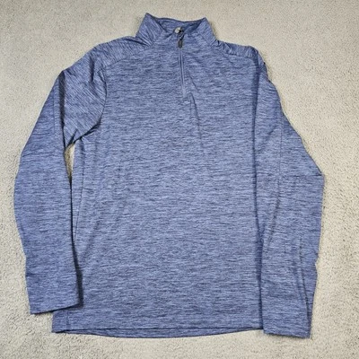 Pullover Gaiam Power 1/4 Cremallera Para Hombres Grande en Azul Marino Correr Caminar Senderismo Aire Libre  Foto 1 de 4