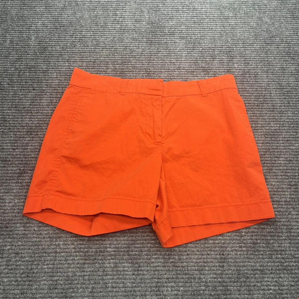 Pantalones cortos chinos para mujer J Crew talla 2 naranja Foto 1 de 1