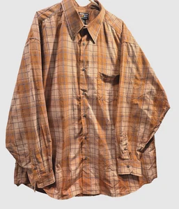 Alexander Julian Colours Mens Shirt 3XL Long Sleeve Plaid Cotton Blend - Picture 1 of 10