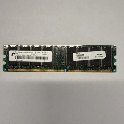 MT16VDDT646AG PC2100U-20331-Z   512MB RAM - Image 1 of 4