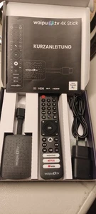 waipu.tv 4K TV Stick Inkl. Fernbedienung mit Schnellwahltasten WLAN HDMI 4K HDR - Bild 1 von 2