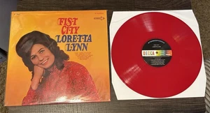 LORETTA LYNN Fist City Red Vinyl Me Please LP 45RPM 2019 NM OOP #939/1000 - Picture 1 of 3
