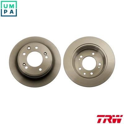 2x BRAKE DISC DF6123 FOR HYUNDAI ix35/SUV TUCSON/IX35/II AVANTE i30 ELANTRA/GT - Image 1 of 4