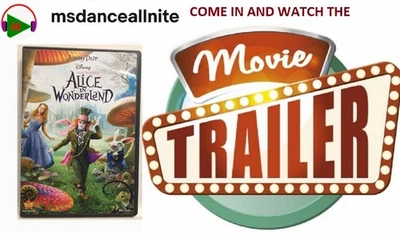 Alice in Wonderland (DVD,2010,Widescreen) Disney,Johnny Depp,Anne Hathaway,MINT! - Image 1 of 4