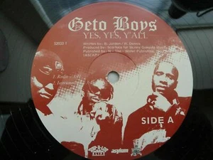 GETO BOYS YES, YES, Y'ALL 12" VINYL SINGLE ORIGINAL 2005 Rap-A-Lot 4 Life EX - Picture 1 of 2