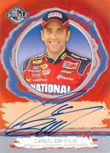 GREG BIFFLE 2006 Wheels Autographs #4 Nextel Cup Series Autograph Auto On Card   - Picture 1 of 2
