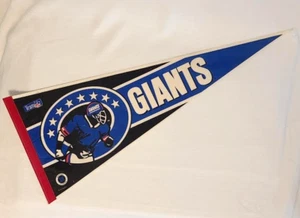 Vintage 90's NEW YORK GIANTS Pennant NFL Football Full Size 30"x12" WinCraft - Picture 1 of 18