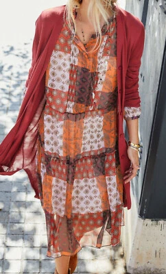 Aniston CASUAL Chiffonkleid mit Patchdruck. NEU!!! SALE%%%