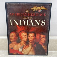 Vintage 1961 The American Heritage Book of Indians with Slipcase HC