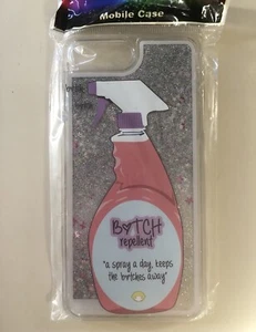 New Silver Glitter Confetti iPhone Case Cover Funny iPhone 6 Plus 7 Plus 8 Plus - Picture 1 of 4