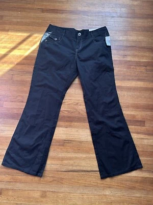 Black Maurices Dress Pants Size 14 With Design On Back Pockets - Image 1 of 4