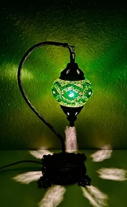 Mosaiklampe orientalische Lampe mosaik Stehlampe Samarkand-Lights Grün - Bild 1 von 6