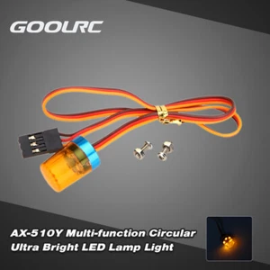Luz LED de policía GoolRC AX-510Y RADIOCONTROL CH3 modo intermitente de control para coche de radiocontrol S9V3 - Imagen 1 de 10