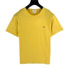 GANT Men Yellow Shield Slim Fit Crew Neck Short Sleeves T-Shirt Size 2XL XXL