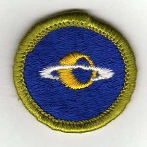Insignia de mérito de astronomía, tipo G, respaldo de tela (1961-71), ¡como nuevo! - Imagen 1 de 1