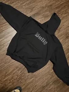 Yeezy Bully Hoodie Sweatshirt Size 1 Black on Black Kanye West | In Hand - Foto 1 di 5