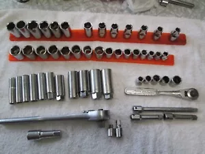 Craftsman Ratchets & Sockets - 53 Pieces - 1/2" & 3/8" Drives - VGC - Bild 1 von 8