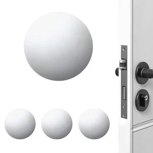 Door Stoppers Wall Protector Buffer Guard Doorknob Door Handle Bumper Self Ad... - Picture 1 of 7