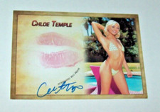 2023 Collectors Expo Model Chloe Temple Autographed Kiss Card