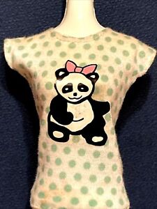 Barbie / Skipper / Francie Mattel Vintage Panda Shirt 🐼