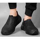 Premium Men's Black Nonslip Safety Shoes for Kitchen Oil & Water Resistant