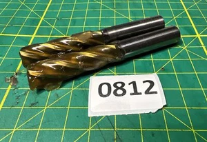 (2) KENNAMETAL ENDMILL 1/2-4 FLAUTO 4 IN OAL INUTILIZZATO NEGOZIO RETTIFICHE - Foto 1 di 2