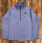 Patagonia Women's Better Sweater 1/4-Zip Lupine Size Xs Sty25617