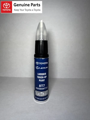 8T7 BLUE STREAK METALLIC Toyota factory touch-up Paint Pen tube Marker new OEM Foto 1 de 4