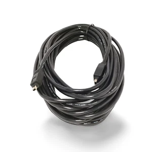 25 Fuß Firewire Kabel 4 Pin auf 4 Pin - schwarz - Bild 1 von 1