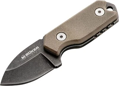Cuchillo de cuello ultraligero Boker Magnum Lil Friend 440A acero inoxidable compacto Edc Foto 1 de 4