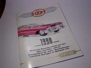 8 x 6 INCH DINKY / MATCHBOX Collection Catalogue 1990 Unused - Picture 1 of 8
