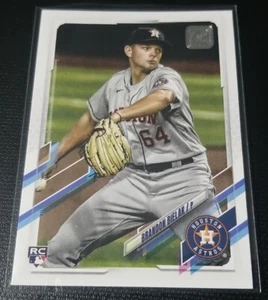 2021 Topps Series 1 Baseball BRANDON BIELAK Rookie Base #193 Houston Astros RC - Picture 1 of 2
